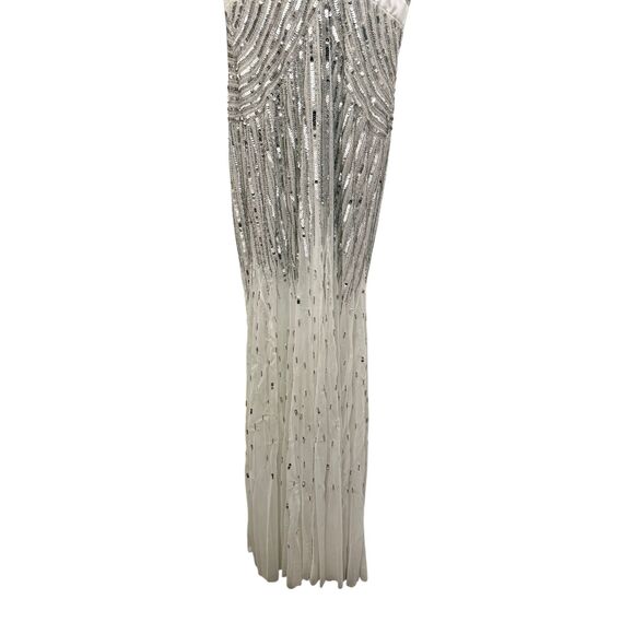 Adrianna Papell Sequins Beaded Floor Length Gown - Picture 7 of 13